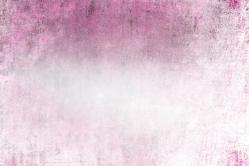 Old pink grungy wall background or texture
