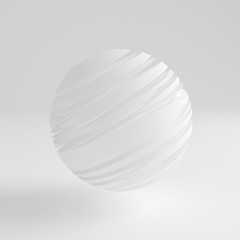 White abstract background. 3d illustration, 3d rendering.