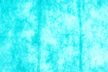 Sterile green gauze for surgeries. Green gauze background