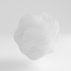 White abstract background. 3d illustration, 3d rendering.