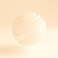 Light yellow abstract background. 3d illustration, 3d rendering.