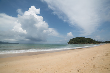 Beach scene on Thailand island Phuket