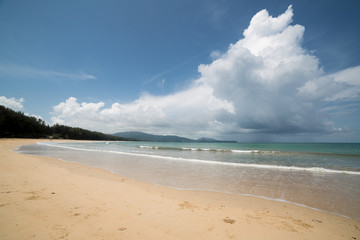 Beach scene on Thailand island Phuket