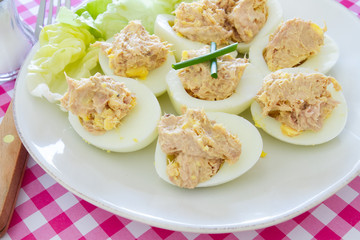oeufs au thon