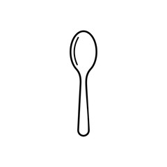 Spoon icon, Spoon Symbol vector