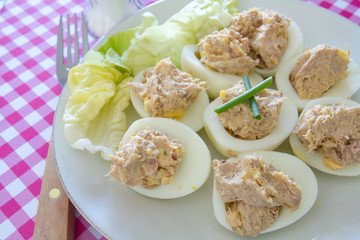 oeufs au thon