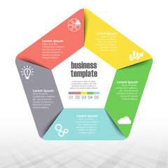 business info graphic template