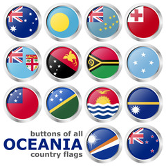 all country flags of Oceania