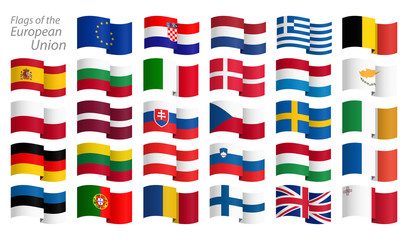 all country flags of European Union