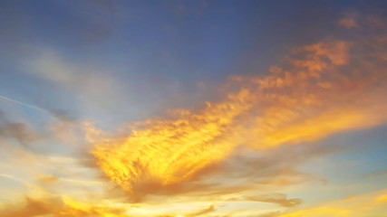 Flaming Sky at Sunset - 268146741