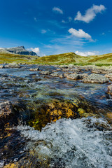 Fototapeta premium Bergbach in Norwegen