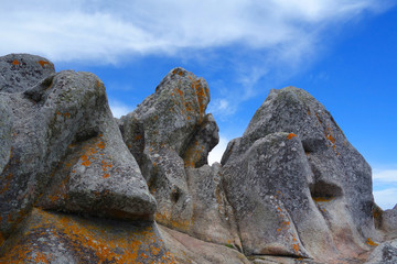 Gray Rocks, blue Sky - 268148191