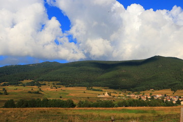 Pyrenean countryside in Capcir, Roussillon in the southern of France
