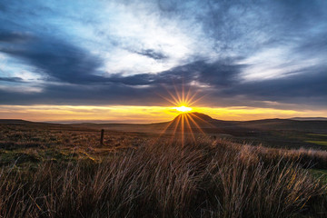 Slemish sunset, Northern Ireland