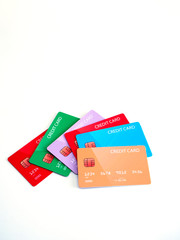 Credit cards of different banks