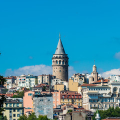 Galata Tower in Istanbul Turkey