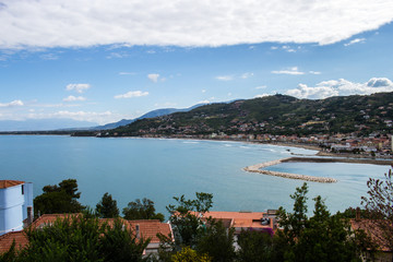 Agropoli, pearl of Cilento, view of the Medieval Castle