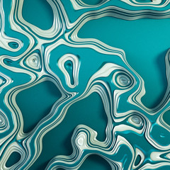 Beautiful abstract relief line background. 3d illustration, 3d rendering.
