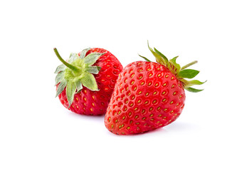 Fresh Strawberry Isolated on White Background