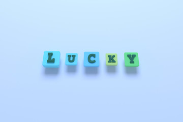 Lucky, dice keyword. For web page, graphic design, texture or background.