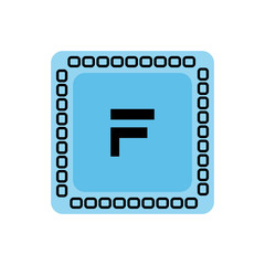 Fototapeta na wymiar Initial Letter Logo F Template Vector Design