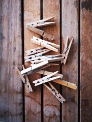 view of clothespin wood