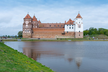 Fototapeta na wymiar Belarus. Grodno region. Mir castle
