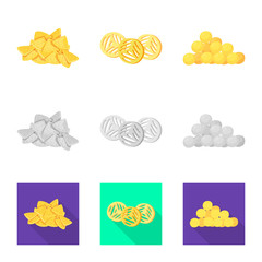 Vector design of Oktoberfest and bar icon. Collection of Oktoberfest and cooking vector icon for stock.