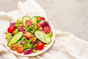 Fresh vegetables cooking background