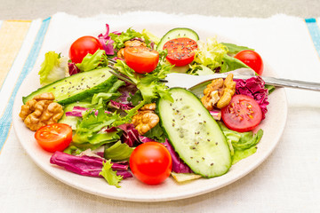 Fresh vegetables cooking background
