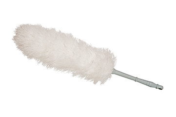 Dust brush isolated on white background
