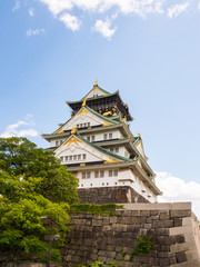 Fototapeta na wymiar Castello di Osaka, Giappone