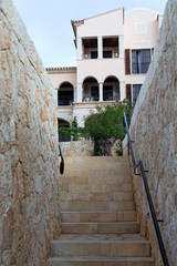 Stairs made of marble