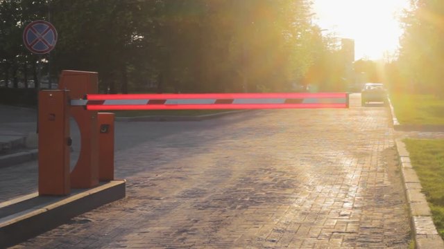 barrier automatic gate parking entrance