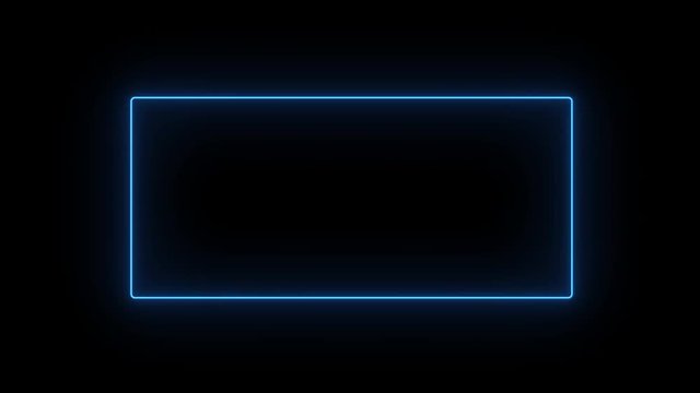 4K Abstract neon glow color moving seamless art loop background abstract motion screen background animated box shapes. Loop lines colorful design, looped animation.