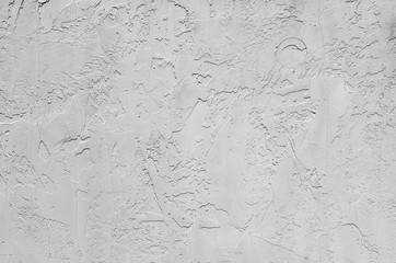 Decorative coating of exterior walls with textured plaster