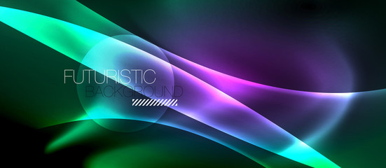 Glowing shiny light abstract background