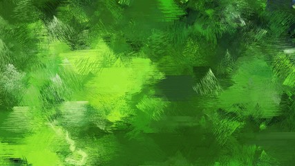 brush strokes texture with forest green, yellow green and moderate green colors. can be used for wallpaper, cards, poster or creative fasion design elements