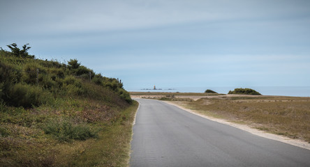 remnant of a semaphore at Pointe du But on Yeu Island