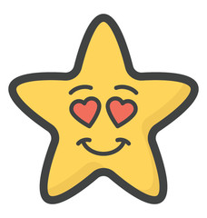 Heart Eyes Star