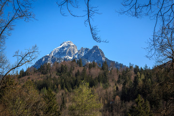 Bergspitze im Allgäu bei Füssen Bayern Deutschland
