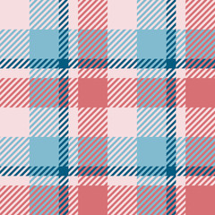 Plaid or tartan vector is background or texture in many color
