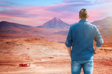 volcano licancabur near San Pedro de Atacama
