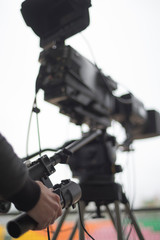 shooting a concert on television