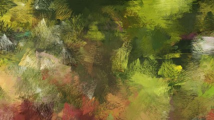 broad brush strokes of dark olive green, dark khaki and very dark green color paint. can be used for wallpaper, cards, poster or creative fasion design elements