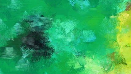 broad brush strokes of medium sea green, yellow green and very dark blue color paint. can be used for wallpaper, cards, poster or creative fasion design elements