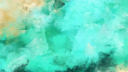 old brush strokes background with medium turquoise, turquoise and pastel gray colors. graphic can be used for wallpaper, cards, poster or creative fasion design elements
