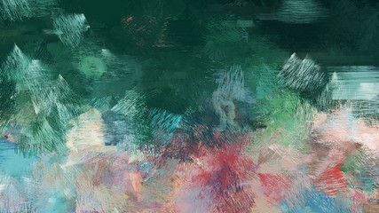 dark slate gray, ash gray and medium aqua marine color brushed strokes background. artistic texture can be used for wallpaper, cards, poster or creative fasion design elements