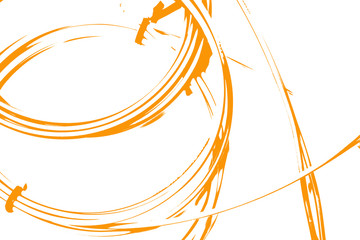 Cables de colores, generando formas geométricas