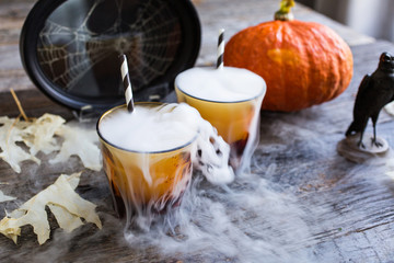 Halloween themed drinks